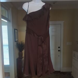 Nue by Shani Brown Asymmetrical Tie Front Sundress